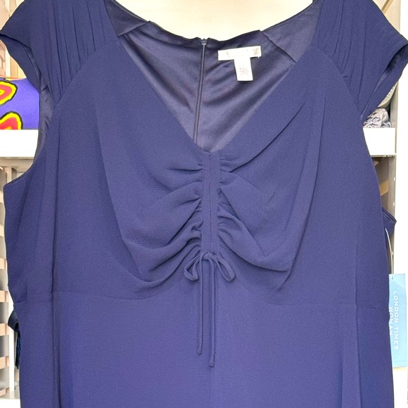 LONDON TIMES PLUS DRESS. SIZE 22  FIT AND FLARE CURVY DRESS. LINED. New with tag - Picture 6 of 16